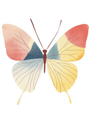 Naklejka premium Colorful Butterfly Illustration