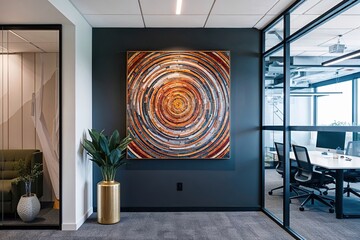 Stunning Art Panel for Modern Offices with Trendy Decor and Contemporary Design