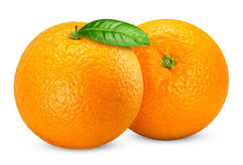 orange isolated on white clipping path