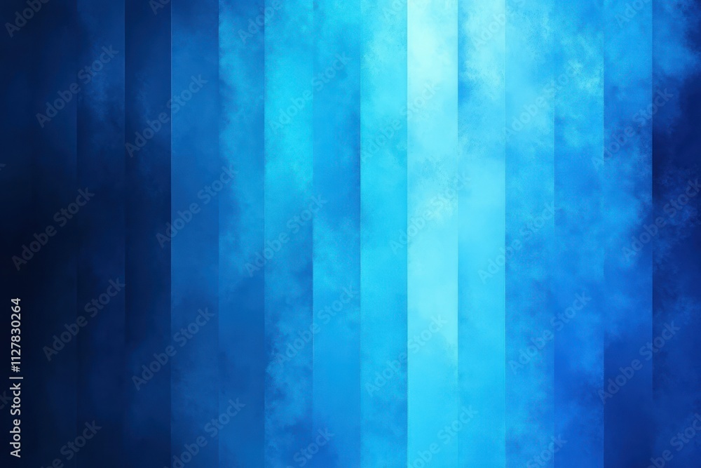 Leinwandbilder blue gradient abstract design with smooth transitions and ambient light