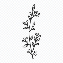 Hand drawn spring flowers illustration. floral illustration