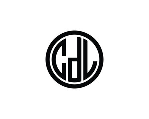 CDL logo design vector template. CDL