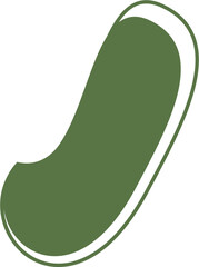 illustration of a cucumber