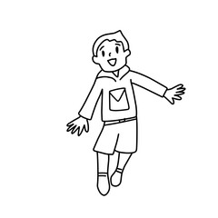 Kid doodle element