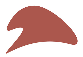 illustration of a red horse