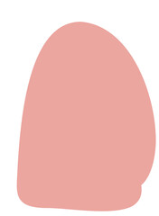 pink easter egg isolated