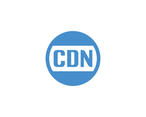 CDN logo design vector template. CDN