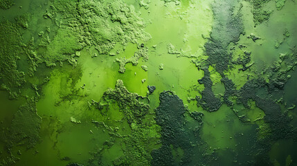 Green dry stain background with natural texture , natural, texture. Verdigris. Illustration