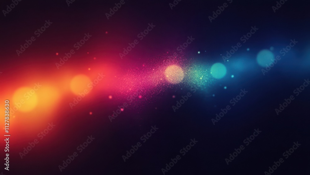 Poster vibrant abstract colorful gradient background soft focus design with dreamy bokeh effect