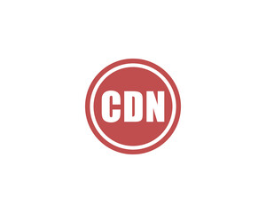CDN logo design vector template. CDN