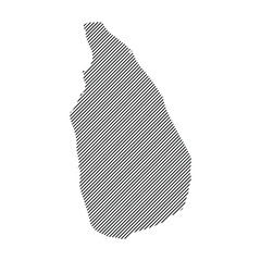 Sri Lanka map icon