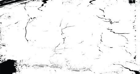 Grunge black and white pattern. Grunge overlay layer. Abstract black and white vector background. Monochrome particles abstract texture. Dark dust design