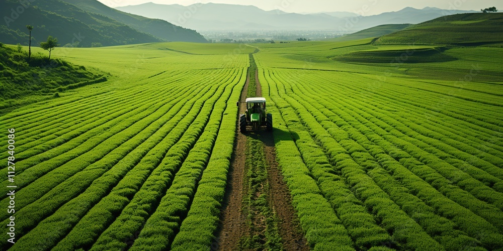 Poster rice terraces in island