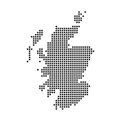 Fototapeta premium scotland map icon