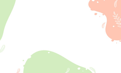 Naklejka premium Hand drawn minimal background. Hand drawn abstract shape background
