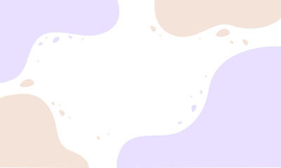 Hand drawn minimal background. Hand drawn abstract shape background