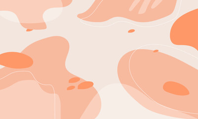 Hand drawn minimal background. Hand drawn abstract shape background