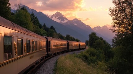 A luxury train journey on the Venice Simplon-Orient-Express, with elegant vintage interiors