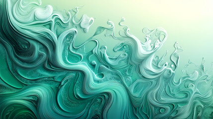 Fototapeta premium Backgound gradien green. Verdigris. Illustration
