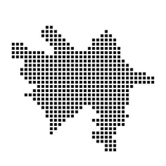 Obraz premium azerbaijan map icon