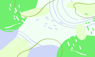 Hand drawn minimal background. Hand drawn abstract shape background