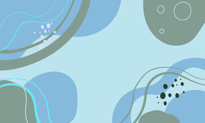 Hand drawn minimal background. Hand drawn abstract shape background