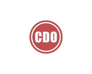 CDO logo design vector template. CDO