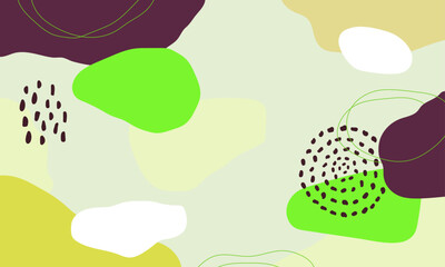 Hand drawn minimal background. Hand drawn abstract shape background