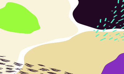 Hand drawn minimal background. Hand drawn abstract shape background
