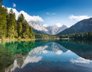 Crystal-Clear Alpine Lakes: Pristine Mountain Reflections