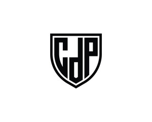 CDP logo design vector template. CDP