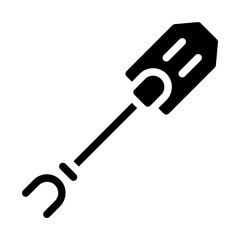 Shovel solid icon