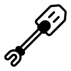 Shovel glyph icon