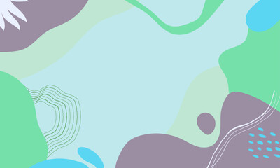 Hand drawn minimal background. Hand drawn abstract shape background