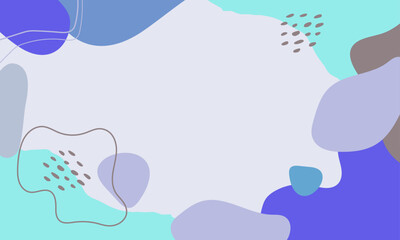 Hand drawn minimal background. Hand drawn abstract shape background