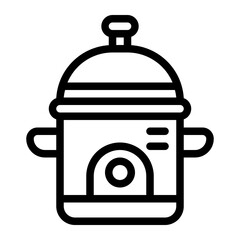Rice Cooker line icon