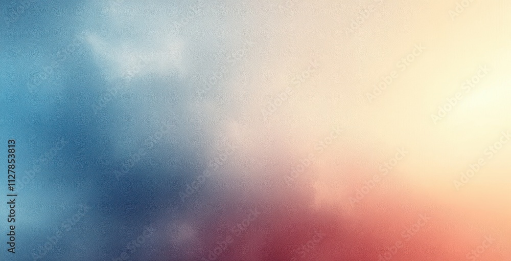Poster soft pastel gradient background abstract minimalist design