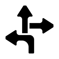 Direction solid icon