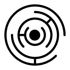 Maze glyph icon