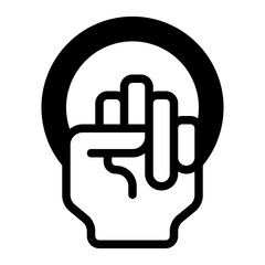 Motivation glyph icon