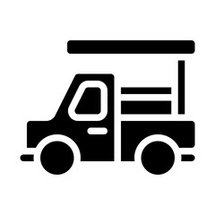 Pickup Truck solid icon