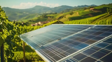 Sustainable Energy in the Vineyards: Harnessing the Sun's Power