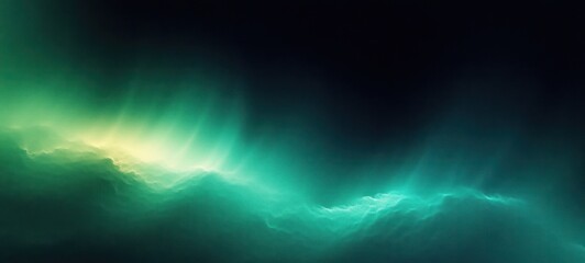 Vibrant Green Blue Gradient Light Beams Abstract Background for Design Poster Banner