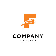 Letter F Basket Ball Logo Icon Vector