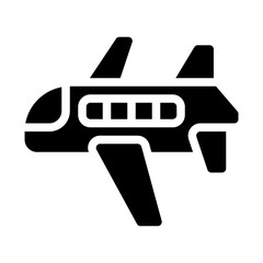 Airplane solid icon