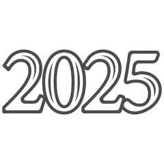 new year 2025 vector illustration design