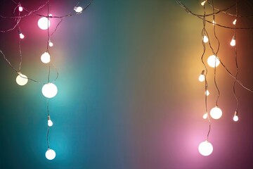 Ethereal Colorful Light Backdrop Design in Dreamy Shades