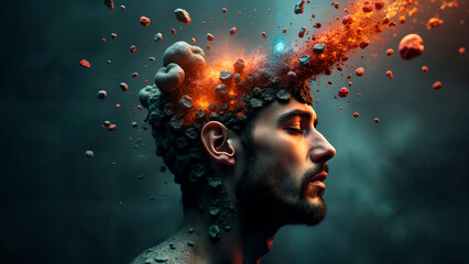Fragmented Emotions: An Abstract Representation of Psychological Conflict
