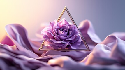 Indigo energy and third eye chakra serene digital close-up