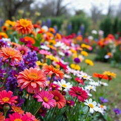 red and yellow flowers